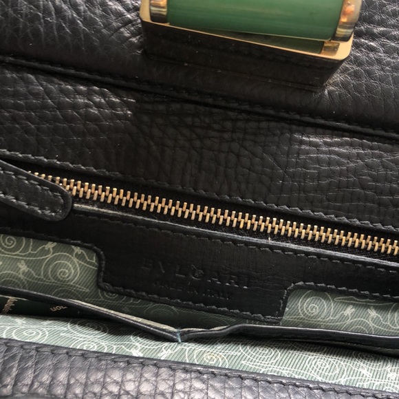 Bvlgari leather black 11” x 7”1/2 x 3”1/2 - Picture 12 of 15
